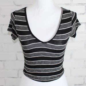Brandy Melville Striped Crop Top